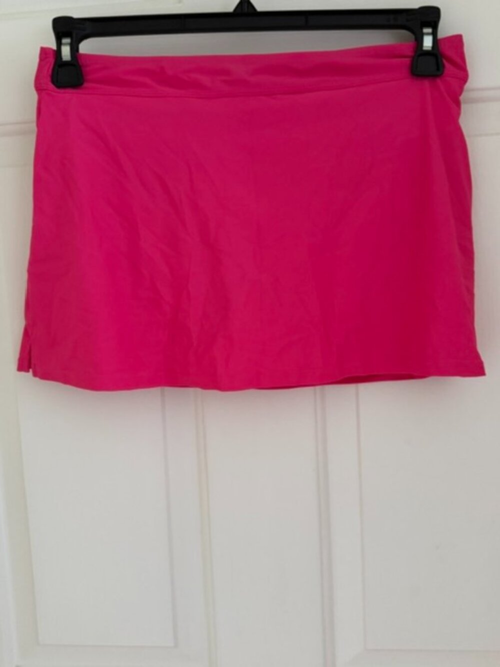 Crown & Ivy Pink Skirted Swim Bottom Medium Mid Rise Built-In Brief EUC